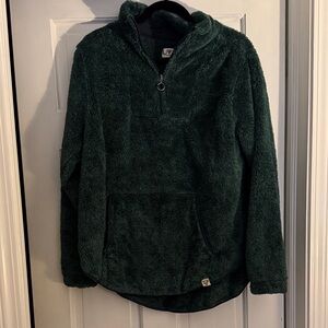 Women's Forest Green Fleece Pullover